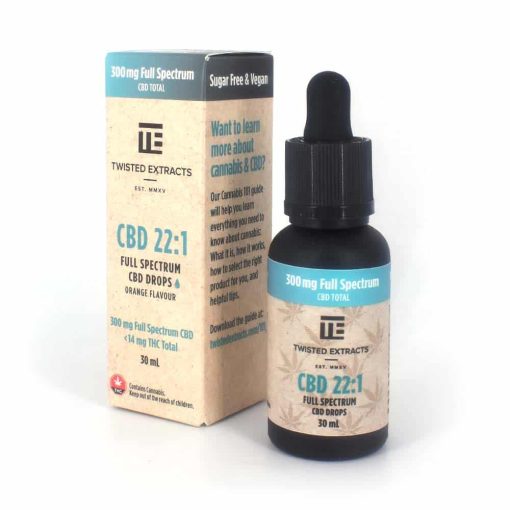 Twisted Extracts - 22:1 Full Spectrum Cannabis Oil Drops