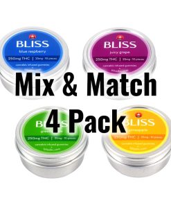 Bliss - 4 Pack Gummies Mix & Match