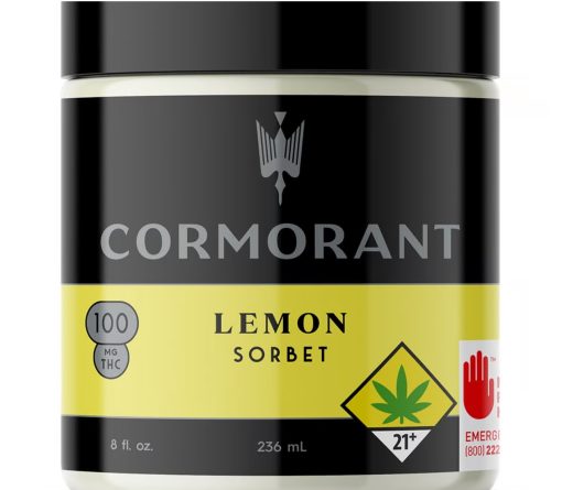 Cormorant - 8 oz. Lemon Sorbet - 100 mg THC - Hybrid