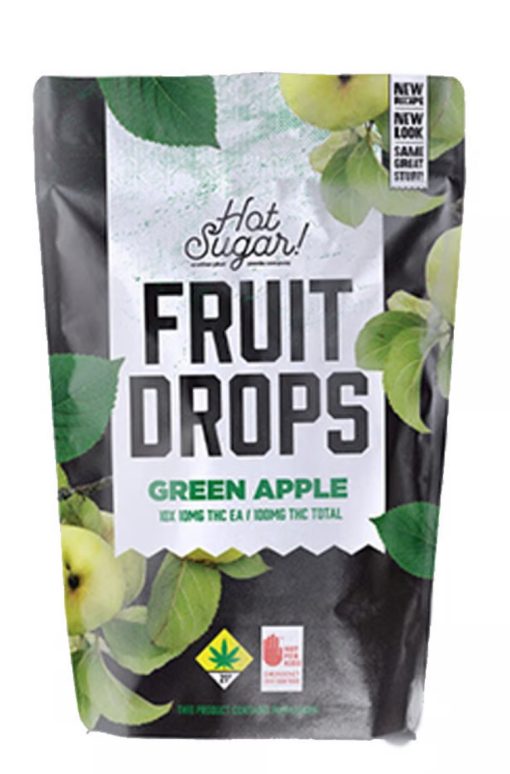 Hot Sugar - 1:1 Green Apple [10pk] (100mg CBD/100mg THC) - Hybrid