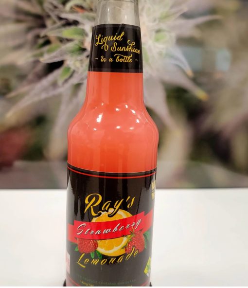 Ray's Lemonade - Strawberry [12oz] (100mg) - Sativa