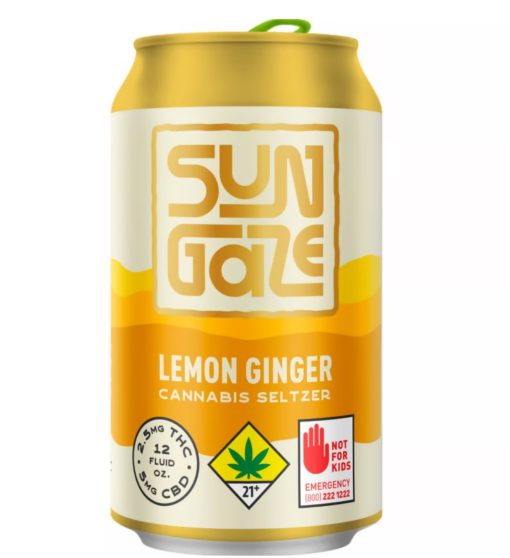 Sungaze Lemon Ginger [2pk] (5mg CBD/2.5mg THC) - Sativa