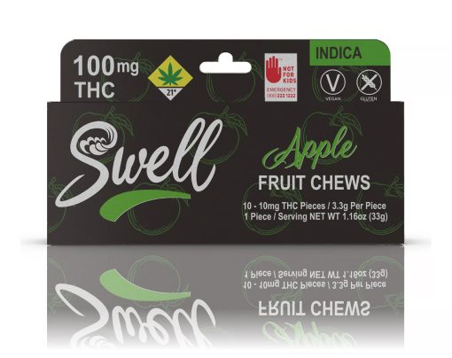 Swell - Apple Indica Fruit Chews [10pk] (100mg) - Indica