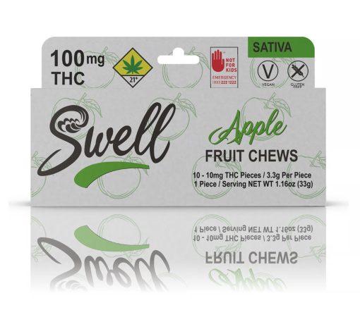 Swell - Apple Sativa Fruit Chews [10pk] (100mg) - Sativa