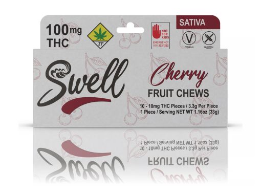 Swell - Cherry Sativa Fruit Chews [10pk] (100mg) - Sativa