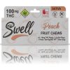 Swell - Peach Sativa Fruit Chews [10pk] (100mg) - Sativa