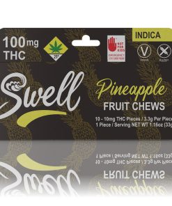 Swell - Pineapple Indica Fruit Chews [10pk] (100mg) - Indica