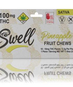 Swell - Pineapple Sativa Fruit Chews [10pk] (100mg) - Sativa