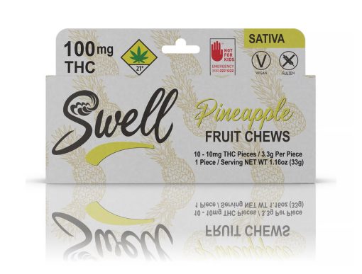 Swell - Pineapple Sativa Fruit Chews [10pk] (100mg) - Sativa