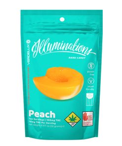 Verdelux - Hard Candy Illuminations Peach Edibles - 10pk 100mg THC