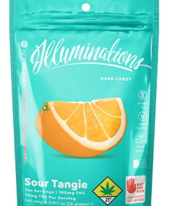 Verdelux - Hard Candy Illuminations Sour Tangerine Edibles - 10pk 100mg THC