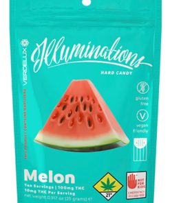 Verdelux - Hard Candy Illuminations Watermelon Edibles - 10pk 100mg THC