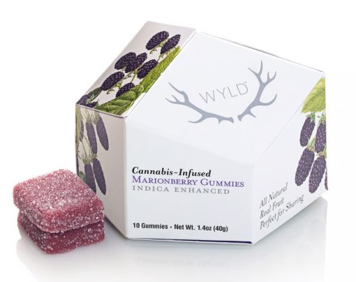 WYLD - Marionberry Indica Enhanced Gummies | 100mg - Hybrid